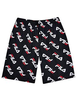 Men Big and Tall Print Cotton Jersey Athletic Lounge Gym Shorts for Men