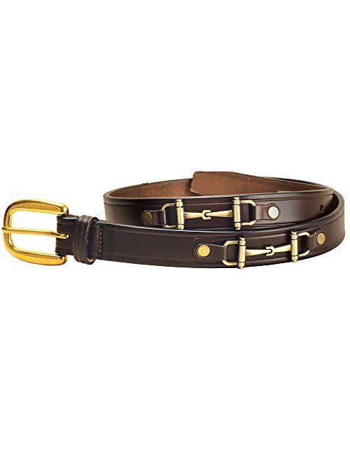 Tory Leather 1 Inch Snaffle Bit Belt