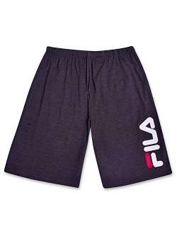 Men Big and Tall Print Cotton Jersey Athletic Lounge Gym Shorts for Men