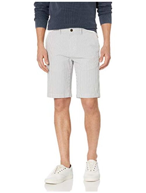 Amazon Brand - Goodthreads Men's 11" Inseam Comfort Stretch Seersucker Short