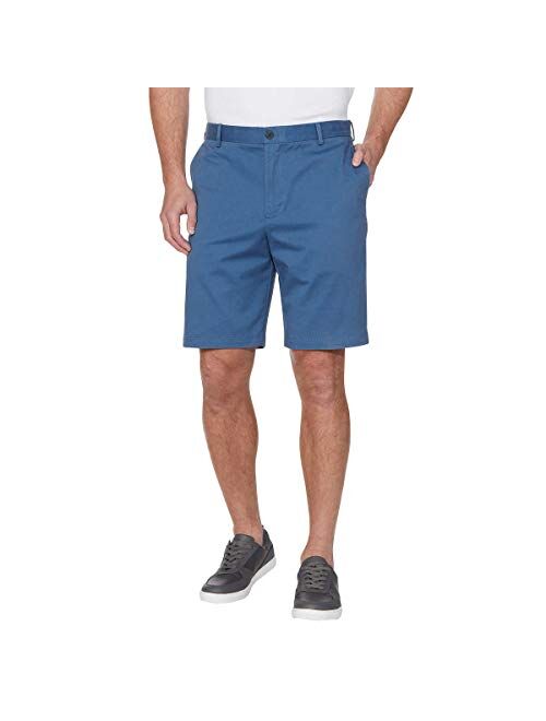 IZOD Mens Saltwater Flat Front Stretch Chino Shorts