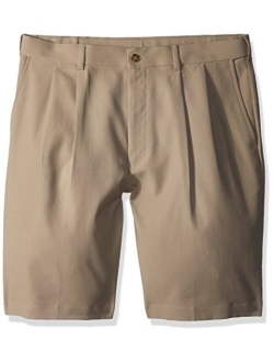 PGA TOUR Men's Double Pleat Expandable Short