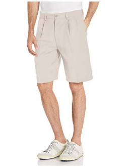 PGA TOUR Men's Double Pleat Expandable Short