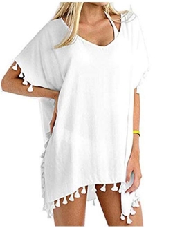 Beyove Women's Chiffon Swimsuit Cover Up Bikini Bathing Suit Swimwear Beach Dress