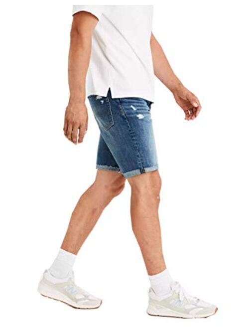 mens denim shorts american eagle