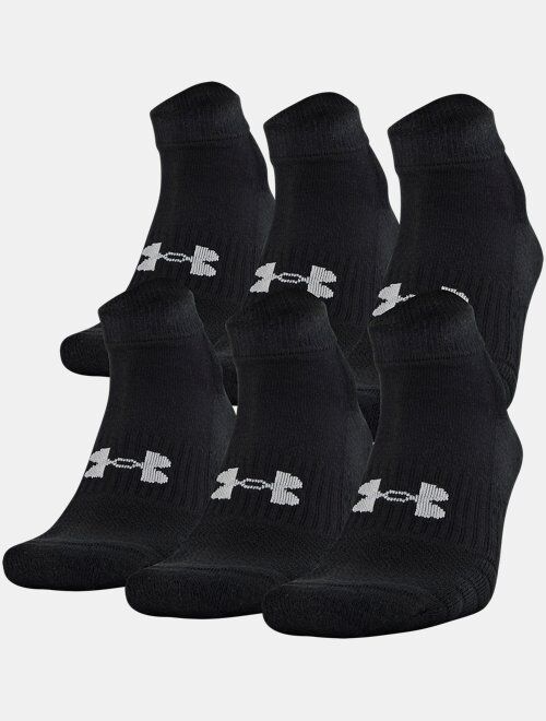 Under Armour Unisex UA Training Cotton Low Cut 6-Pack Socks