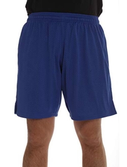 At The Buzzer Men’s Active Athletic Mesh Basketball Shorts for Men with Pockets