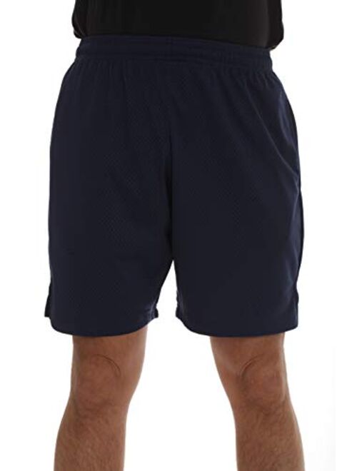 At The Buzzer Men’s Active Athletic Mesh Basketball Shorts for Men with Pockets