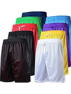 Radofo Men's-Basketball Running-Training Workout-Athletic Lightweight-Shorts Sports-Big & Tall Double-Side Wear 1 Pieces