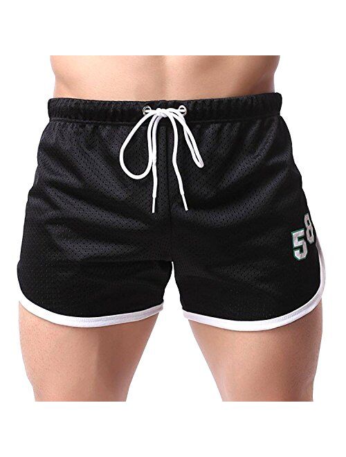 Banana Bucket Men's Tight Bodybuilding Running Shorts