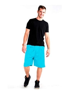 King Men’s Loose-Fit Mesh Basketball Atheletic Activity Shorts