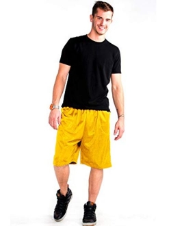 King Men’s Loose-Fit Mesh Basketball Atheletic Activity Shorts