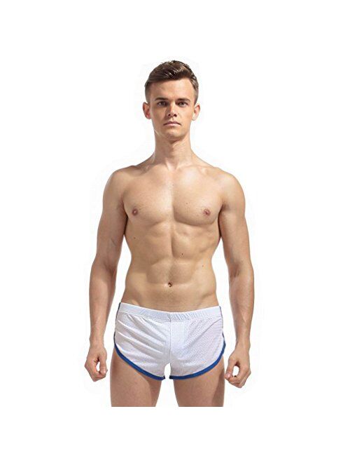 Banana Bucket Mens Hollow Openwork Lounge Underwear Boxer Briefs