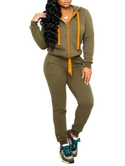 TOPONSKY Women Casual 2 Piece Outfit Long Pant Set Sweatsuits Tracksuits