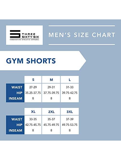 Dry FIT Gym Shorts for Men - Mens Workout Running Shorts - Moisture Wicking with Pockets and Side Hem