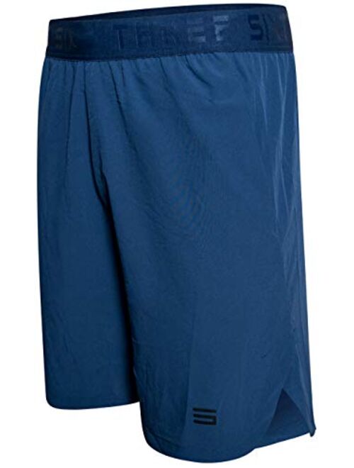 Dry FIT Gym Shorts for Men - Mens Workout Running Shorts - Moisture Wicking with Pockets and Side Hem