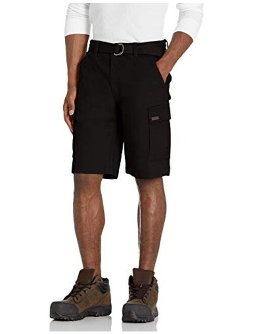 Smith's Workwear Men's Belted Stretch Canvas Cargo Short