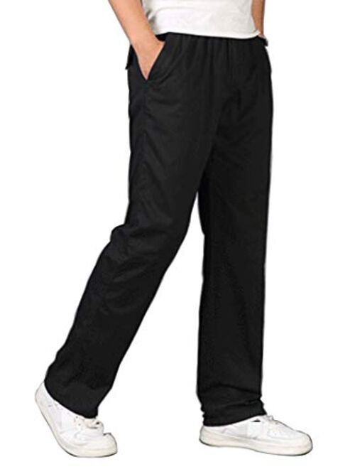 Banana Bucket Men's Full Elastic Waist Loose Fit Lightweight Workwear Pull On Cargo Pants