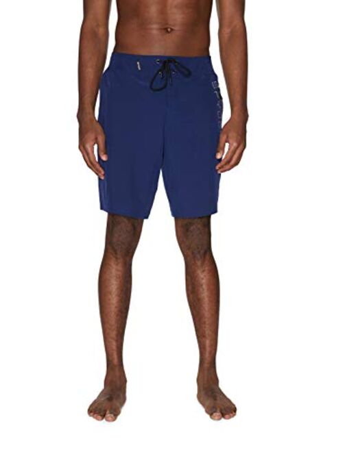 Spyder Men’s Hydro Series Laser-Cut Boardshorts - Quick Dry Lightweight Swimwear