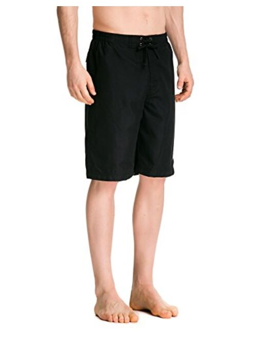 TRAILSIDE SUPPLY CO. Men's Swim Trunks Quick Dry Board Shorts,Lightweight