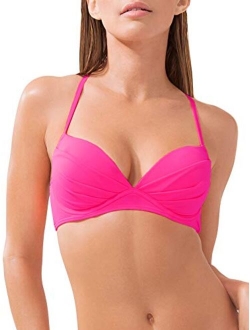 Women's Swim Secret Convertible Push-up Bikini Top