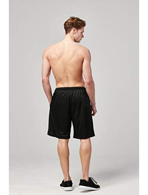 DEVOPS Men's Athletic Workout Mesh 
Running Shorts with Pockets