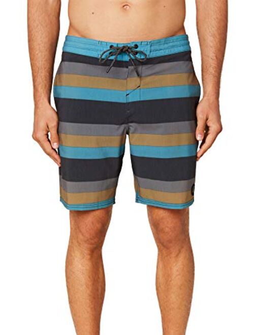 O'NEILL Men's Water Resistant Stretch Volley Swim Boardshorts, 18 Inch Outseam