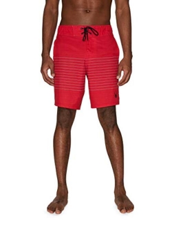 Men's 9" Striped Hybrid Board Shorts