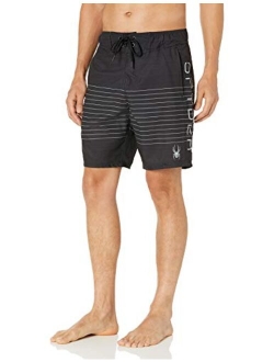 Men's 9" Striped Hybrid Board Shorts