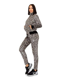 Victorious Women's 2 Piece Tracksuit Set - Long Sleeve Sweatshirts and Sweat Pants