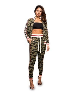 Victorious Women's 2 Piece Tracksuit Set - Long Sleeve Sweatshirts and Sweat Pants