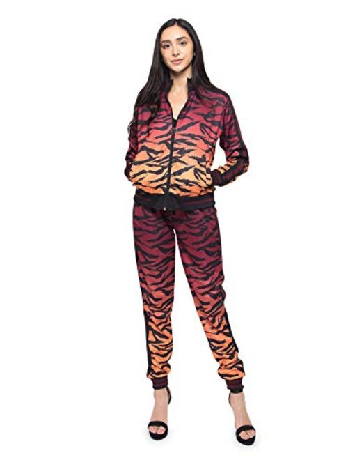 Victorious Women's 2 Piece Tracksuit Set - Long Sleeve Sweatshirts and Sweat Pants