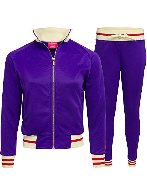 Victorious Women's 2 Piece Tracksuit Set - Long Sleeve Sweatshirts and Sweat Pants