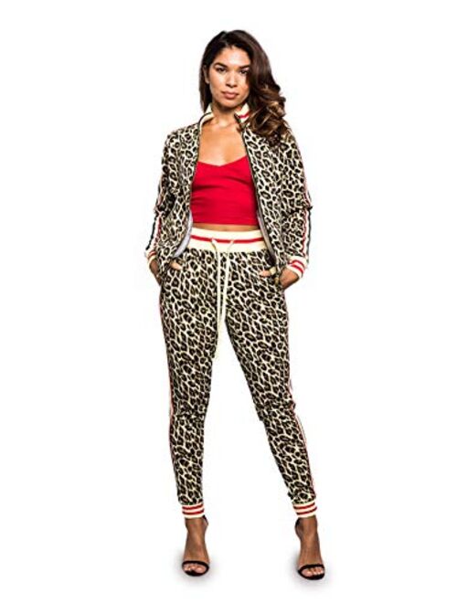 Victorious Women's 2 Piece Tracksuit Set - Long Sleeve Sweatshirts and Sweat Pants