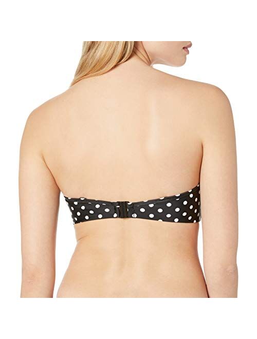 Panache Swim Women's Anya Spot Bra-Sized Bandeau Strapless Swimsuit Bikini Top with Detachable Straps