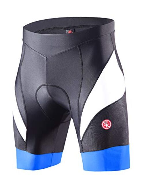 Eco-daily Men's Cycling Shorts Padded Bicycle Riding Half Pants Bike Biking Cycle Tights…