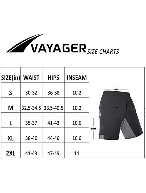 Men's Mountain Bike Shorts 3D Padded Bicycle MTB Shorts Loose-fit Lightweight MTB Cycling Shorts