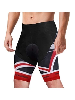 sponeed Men's Cycling Padded Shorts Men Bike Short Pants Cycle Spandex Tights Biking Wear