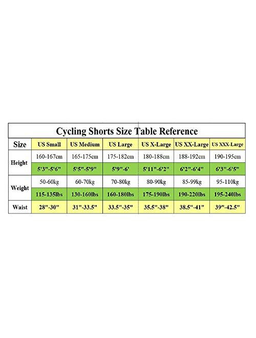 sponeed Men's Cycling Padded Shorts Men Bike Short Pants Cycle Spandex Tights Biking Wear