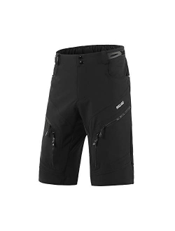 ARSUXEO Men's Loose Fit Cycling Shorts MTB Bike Shorts Water Ressistant 1903