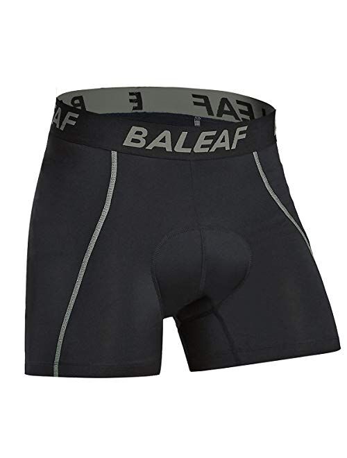 BALEAF Men's Bike Cycling Underwear Shorts 3D Padded Bicycle MTB Liner Mountain Shorts