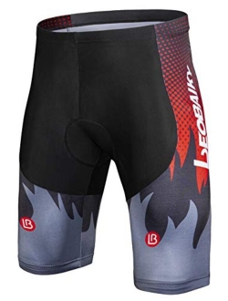 Cycorld Men's-Cycling-Shorts Padded-Bike-Shorts 4D Bicycle Riding Pants Biking Cycle Tight Breathable