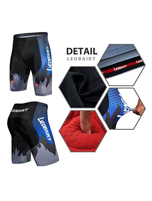 Cycorld Men's-Cycling-Shorts Padded-Bike-Shorts 4D Bicycle Riding Pants Biking Cycle Tight Breathable