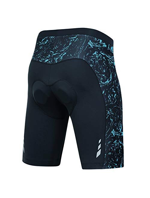 beroy Cycling Shorts Men Padded Spin Bike Shorts Underwear Padding Road Biking Tights