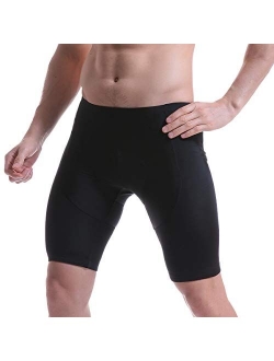 X-TIGER Men's Cycling Shorts with 5D Gel Padded,Long-Distance Road Biking Bicycle Half Pants