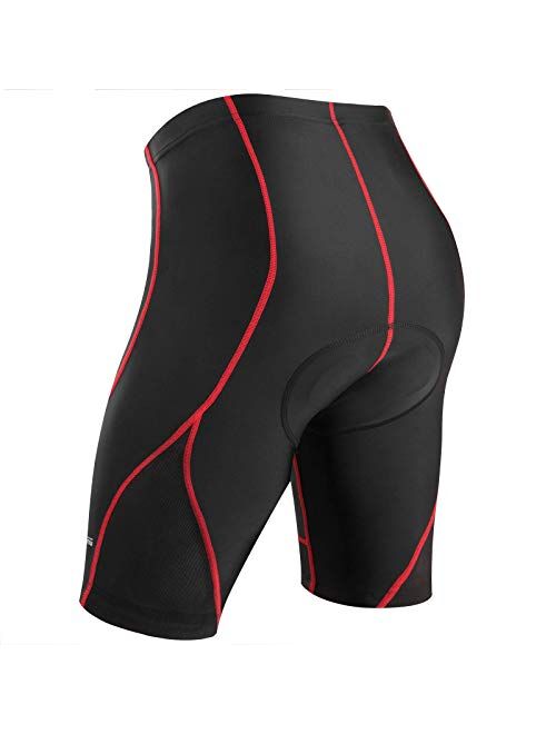 LEADER CYCLING Men's Cycling Shorts 3D Gel Padded Biking Bicycle Bike Pants Breathable Anti-Slip