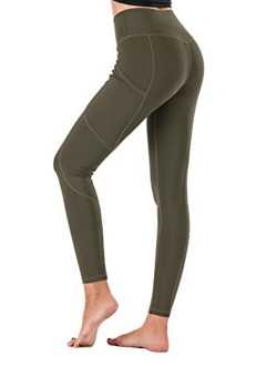 Chisportate High Waist Yoga Pants, Tummy Control Workout Pants for Women Super Soft Capri Leggings