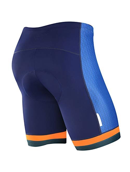 NOOYME Men's Cycling Shorts 3D Gel Padded Bicycle Riding Men's Bike Shorts