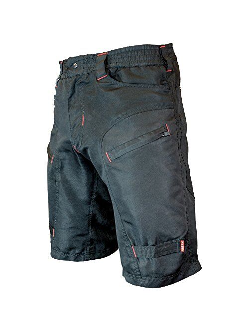 Urban Cycling Apparel The Single Tracker-Mountain Bike Cargo Shorts, with G-Tex Padded Undershorts