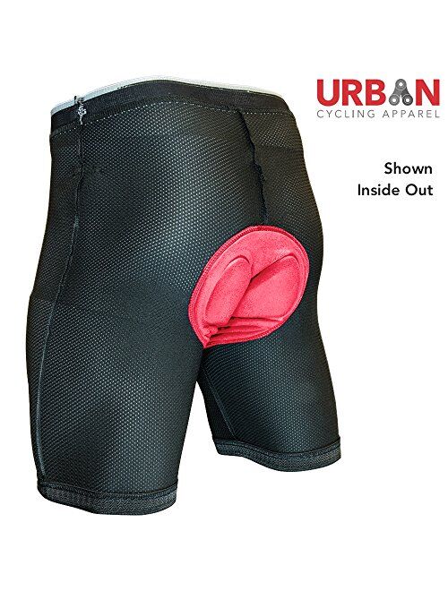 Urban Cycling Apparel The Single Tracker-Mountain Bike Cargo Shorts, with G-Tex Padded Undershorts